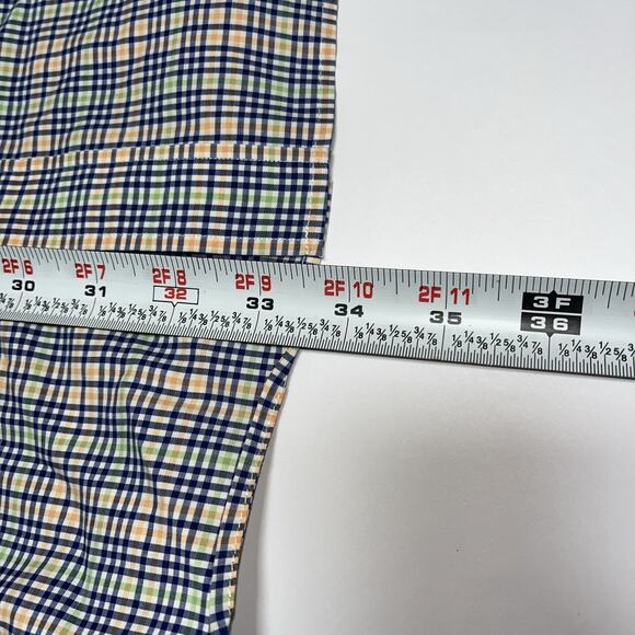 Bugatchi Uomo Mens Dress Shirt Size XL Plaid Classic Fit Button Up Cotton - Picture 7 of 9